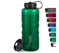 720°DGREE Bouteille en tritan “simplBottle“ - 1500ml, Vert | Gourde idéal pour Les Enfants, l'école, Sport, Yoga, randonnée, Voyages, Travail, fac, déplacements en Voiture | Bidon sans BPA