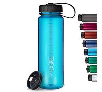 720°DGREE Bouteille en tritan “simplBottle“ - 500ml, Bleu | Gourde idéal pour Les Enfants, l'école, Sport, Yoga, randonnée, Voyages, Travail, fac, déplacements en Voiture | Bidon sans BPA