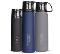 720°DGREE Bouteille Isotherme Follow 450ml, 700ml, 1l | Gourde Thermo Acier Inoxydable | Ideal pour Café et Thé avec Gobelet, Tasse | Boissons Chaudes ou Froides au Travail, Voyage, Ecole