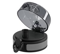720°DGREE Couvercle de remplacement pour votre uberBottle - Bouchon sport compatible avec simplBottle - ATTENTION Taille L Convient pour: 650 ml, 1000 ml, 1500 ml, 2000 ml, 2300 ml - Gris