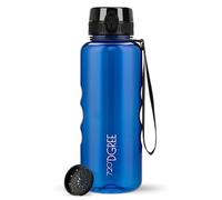 720°DGREE Gourde 1,5l “uberBottle“ +Tamis à Fruits, crystalClear - Sans BPA, Anti-fuite - Bouteille d'Eau XL - Water bottle, Bidon idéale pour Sport, Gym, Randonnée, Camping, Université, Yoga, Travail