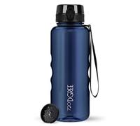 720°DGREE Gourde 1,5l “uberBottle“ +Tamis à Fruits, crystalClear - Sans BPA, Anti-fuite - Bouteille d'Eau XL - Water bottle, Bidon idéale pour Sport, Gym, Randonnée, Camping, Université, Yoga, Travail