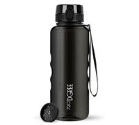 720°DGREE Gourde 1,5l “uberBottle“ +Tamis à Fruits, crystalClear - Sans BPA, Anti-fuite - Bouteille d'Eau XL - Water bottle, Bidon idéale pour Sport, Gym, Randonnée, Camping, Université, Yoga, Travail