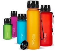 720°DGREE Gourde 1l “uberBottle“ +Tamis à Fruit, softTouch - Sans BPA, Anti-fuite - Bouteille d'Eau, Water Bottle idéale pour Sport, Randonnée, Gym, Camping, Université, Voyage, Travail, Yoga, Enfant