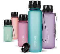 720°DGREE Gourde 1l “uberBottle“ +Tamis à Fruit, softTouch - Sans BPA, Anti-fuite - Bouteille d'Eau, Water Bottle idéale pour Sport, Randonnée, Gym, Camping, Université, Voyage, Travail, Yoga, Enfant