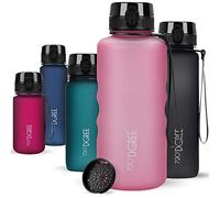 720°DGREE Gourde 2l “uberBottle“ +Tamis à Fruits, softTouch - Sans BPA, Anti-fuite - Bouteille d'Eau XXL - Water bottle, Bidon idéale pour Sport, Gym, Randonnée, Camping, Université, Yoga, Travail
