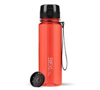 720°DGREE Gourde 500ml “uberBottle“ +Tamis à Fruits, crystalClear - Sans BPA, Anti-fuite - Bouteille d'Eau, Water Bottle idéale pour Enfants, École, Sport, Randonnée, Camping, Université, Voyage