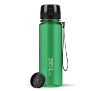 720°DGREE Gourde 500ml “uberBottle“ +Tamis à Fruits, crystalClear - Sans BPA, Anti-fuite - Bouteille d'Eau, Water Bottle idéale pour Enfants, École, Sport, Randonnée, Camping, Université, Voyage