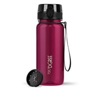 720°DGREE Gourde 650ml “uberBottle“ +Tamis à Fruits, crystalClear - Sans BPA, Anti-fuite - Bouteille d'Eau, Water Bottle idéale pour Enfants, École, Sport, Randonnée, Camping, Université, Voyage