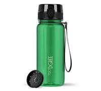 720°DGREE Gourde 650ml “uberBottle“ +Tamis à Fruits, crystalClear - Sans BPA, Anti-fuite - Bouteille d'Eau, Water Bottle idéale pour Enfants, École, Sport, Randonnée, Camping, Université, Voyage