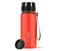 720°DGREE Gourde 650ml “uberBottle“ +Tamis à Fruits, crystalClear - Sans BPA, Anti-fuite - Bouteille d'Eau, Water Bottle idéale pour Enfants, École, Sport, Randonnée, Camping, Université, Voyage