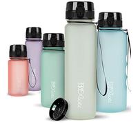 720°DGREE Gourde 650ml “uberBottle“ +Tamis à Fruits, softTouch - Sans BPA, Anti-fuite - Bouteille d'Eau, Water Bottle idéale pour Enfants, École, Sport, Randonnée, Camping, Université, Voyage, Travail