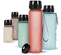 720°DGREE Gourde 650ml “uberBottle“ +Tamis à Fruits, softTouch - Sans BPA, Anti-fuite - Bouteille d'Eau, Water Bottle idéale pour Enfants, École, Sport, Randonnée, Camping, Université, Voyage, Travail