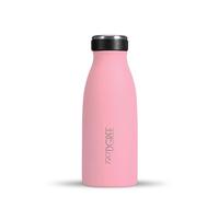 720°DGREE Gourde Acier Inoxydable "milkybottle" - 350ml, Rouge | Bouteille Isotherme d'eau | Revêtement durable parfaite pour enfants, sport, l'ecole | Isolée Qualité supérieure