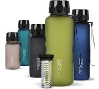 720°DGREE Gourde d'Eau 1,5l “uberBottle“ +Fruit-Infuseur, softTouch - Sans BPA, Anti-fuite - Bouteille XL - Water bottle, Bidon idéale pour Sport, Gym, Randonnée, Camping, Université, Voyage, Travail
