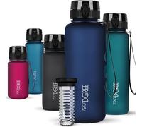 720°DGREE Gourde d'Eau 1,5l “uberBottle“ +Fruit-Infuseur, softTouch - Sans BPA, Anti-fuite - Bouteille XL - Water bottle, Bidon idéale pour Sport, Gym, Randonnée, Camping, Université, Voyage, Travail