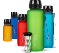 720°DGREE Gourde d'Eau 1,5l “uberBottle“ +Fruit-Infuseur, softTouch - Sans BPA, Anti-fuite - Bouteille XL - Water bottle, Bidon idéale pour Sport, Gym, Randonnée, Camping, Université, Voyage, Travail