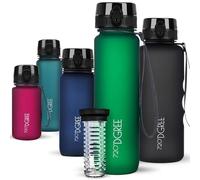 720°DGREE Gourde d'Eau 1l “uberBottle“ +Fruit-Infuseur softTouch - Sans BPA, Anti-fuite - Bouteille, water bottle idéale pour Enfants, Sport, Randonnée, Gym, Camping, Université, Voyage, Travail, Yoga