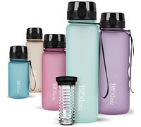 720°DGREE Gourde d'Eau 1l “uberBottle“ +Fruit-Infuseur softTouch - Sans BPA, Anti-fuite - Bouteille, water bottle idéale pour Enfants, Sport, Randonnée, Gym, Camping, Université, Voyage, Travail, Yoga