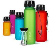 720°DGREE Gourde d'Eau 1l “uberBottle“ +Fruit-Infuseur softTouch - Sans BPA, Anti-fuite - Bouteille, water bottle idéale pour Enfants, Sport, Randonnée, Gym, Camping, Université, Voyage, Travail, Yoga