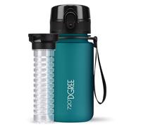 720°DGREE Gourde d'Eau 350ml “uberBottle“ +Fruit-Infuseur, softTouch - Sans BPA, Anti-fuite - Bouteille, water bottle idéale pour Enfants, École, Sport, Randonnée, Camping, Université, Voyage, Travail