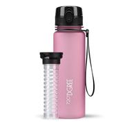 720°DGREE Gourde d'Eau 500ml “uberBottle“ +Fruit-Infuseur, softTouch - Sans BPA, Anti-fuite - Bouteille, water bottle idéale pour Enfants, École, Sport, Randonnée, Camping, Université, Voyage, Travail