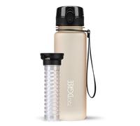 720°DGREE Gourde d'Eau 500ml “uberBottle“ +Fruit-Infuseur, softTouch - Sans BPA, Anti-fuite - Bouteille, water bottle idéale pour Enfants, École, Sport, Randonnée, Camping, Université, Voyage, Travail