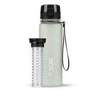 720°DGREE Gourde d'Eau 500ml “uberBottle“ +Fruit-Infuseur, softTouch - Sans BPA, Anti-fuite - Bouteille, water bottle idéale pour Enfants, École, Sport, Randonnée, Camping, Université, Voyage, Travail