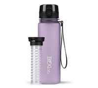 720°DGREE Gourde d'Eau 500ml “uberBottle“ +Fruit-Infuseur, softTouch - Sans BPA, Anti-fuite - Bouteille, water bottle idéale pour Enfants, École, Sport, Randonnée, Camping, Université, Voyage, Travail
