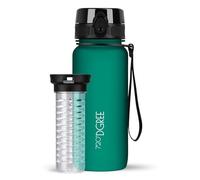 720°DGREE Gourde d'Eau 650ml “uberBottle“ +Fruit-Infuseur, softTouch - Sans BPA, Anti-fuite - Bouteille, water bottle idéale pour Enfants, École, Sport, Randonnée, Camping, Université, Voyage, Travail