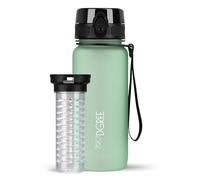 720°DGREE Gourde d'Eau 650ml “uberBottle“ +Fruit-Infuseur, softTouch - Sans BPA, Anti-fuite - Bouteille, water bottle idéale pour Enfants, École, Sport, Randonnée, Camping, Université, Voyage, Travail