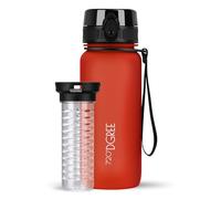 720°DGREE Gourde d'Eau 650ml “uberBottle“ +Fruit-Infuseur, softTouch - Sans BPA, Anti-fuite - Bouteille, water bottle idéale pour Enfants, École, Sport, Randonnée, Camping, Université, Voyage, Travail