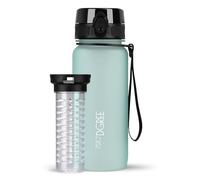 720°DGREE Gourde d'Eau 650ml “uberBottle“ +Fruit-Infuseur, softTouch - Sans BPA, Anti-fuite - Bouteille, water bottle idéale pour Enfants, École, Sport, Randonnée, Camping, Université, Voyage, Travail