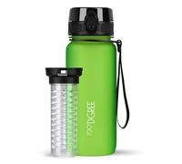 720°DGREE Gourde d'Eau 650ml “uberBottle“ +Fruit-Infuseur, softTouch - Sans BPA, Anti-fuite - Bouteille, water bottle idéale pour Enfants, École, Sport, Randonnée, Camping, Université, Voyage, Travail
