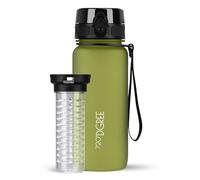 720°DGREE Gourde d'Eau 650ml “uberBottle“ +Fruit-Infuseur, softTouch - Sans BPA, Anti-fuite - Bouteille, water bottle idéale pour Enfants, École, Sport, Randonnée, Camping, Université, Voyage, Travail