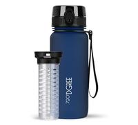 720°DGREE Gourde d'Eau 650ml “uberBottle“ +Fruit-Infuseur, softTouch - Sans BPA, Anti-fuite - Bouteille, water bottle idéale pour Enfants, École, Sport, Randonnée, Camping, Université, Voyage, Travail