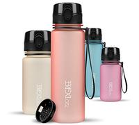 720°DGREE Gourde Enfant 500ml “uberBottle“ +Tamis à Fruits, softTouch - Sans BPA, Anti-fuite - Bouteille d'Eau Plastique, Water Bottle idéale pour École, Kids, Filles & Garçons, Sport, Vélo, Voyages
