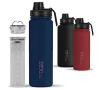 720°DGREE Gourde Isotherme 710ml “noLimit” + Infuseur - Étanche, Sans BPA, Compatible boissons gazeuses. Avec bouchon à vis. Idéale pour le sport, l’extérieur et le fitness