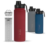 720°DGREE Gourde Isotherme 710ml “noLimit” + Infuseur - Étanche, Sans BPA, Compatible boissons gazeuses. Avec bouchon à vis. Idéale pour le sport, l’extérieur et le fitness