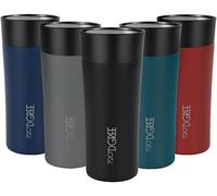720°DGREE Mug Isotherme 350ml “PleasureToGo 2,0“ - 3 Tailles, 5h Chaleur, 10h Froid, Anti-fuite, Hygiénique, Sans BPA - Thermo Gourde, Tasse, Gobelet Acier Inox pour Café, Thé - Double paroi isolée