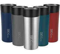 720°DGREE Mug Isotherme 350ml “PleasureToGo 2,0“ - 3 Tailles, 5h Chaleur, 10h Froid, Anti-fuite, Hygiénique, Sans BPA - Thermo Gourde, Tasse, Gobelet Acier Inox pour Café, Thé - Double paroi isolée