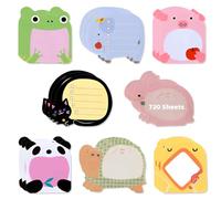 720 Feuillets 24 Pcs Blocs Feuillets Autocollants, Notes Autocollante, Autocollants Convient aux Mémos, Messages, Rappele, Petits Cadeaux Anniversaire pour élèves et anniversaires d'enfants