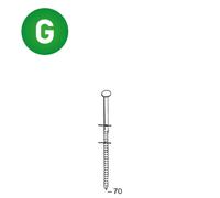 7200 COILS 25/27 X 70 ANNELÉES GALVA - ALSAFIX - 16F25686