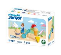 Playmobil Playset Junior Sand 72006 – Kit de plage Le pâtissier Bleu