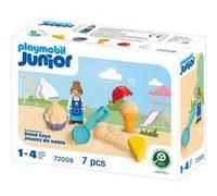 Playmobil Playset Junior Sand 72006 – Kit de plage Le pâtissier Bleu