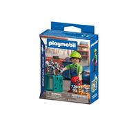 Playmobil Figurine 72031 Mécanicien avec outils - développe la motricité