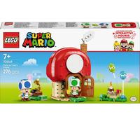 LEGO Super Mario Fête chez Les Toads - Jouet Interactif avec 2 Figurines, Cuisine, Chambre & Table de Pique-Nique - Cadeau pour Garçon, Fille & Fan de Jeux Vidéo dès 7 Ans 72041