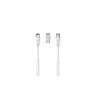 Hama 7205301 câble coaxial 3 m Blanc