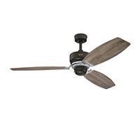 72076 Ventilateur de plafond d’intérieur Welford en bronze patiné de 137 cm