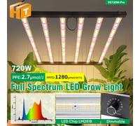 720W LED élèvent la lumière spectre complet LM281B avec phytolampe UV IR 1280 PPFD pour la plantation de tente de culture intérieure